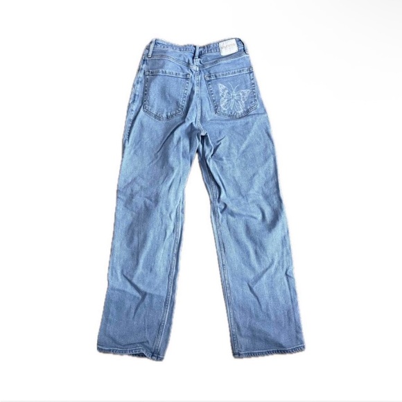 Hollister Light Blue Butterfly Jeans - Picture 2 of 2